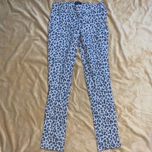 Grey & Rose Gold Leopard Print Leggings